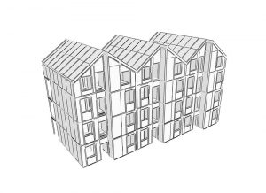 passive residential buildings 3D model - sipeurope