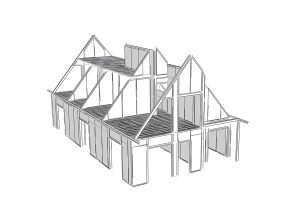 projektový návrh domu a stavby systémom se-sip